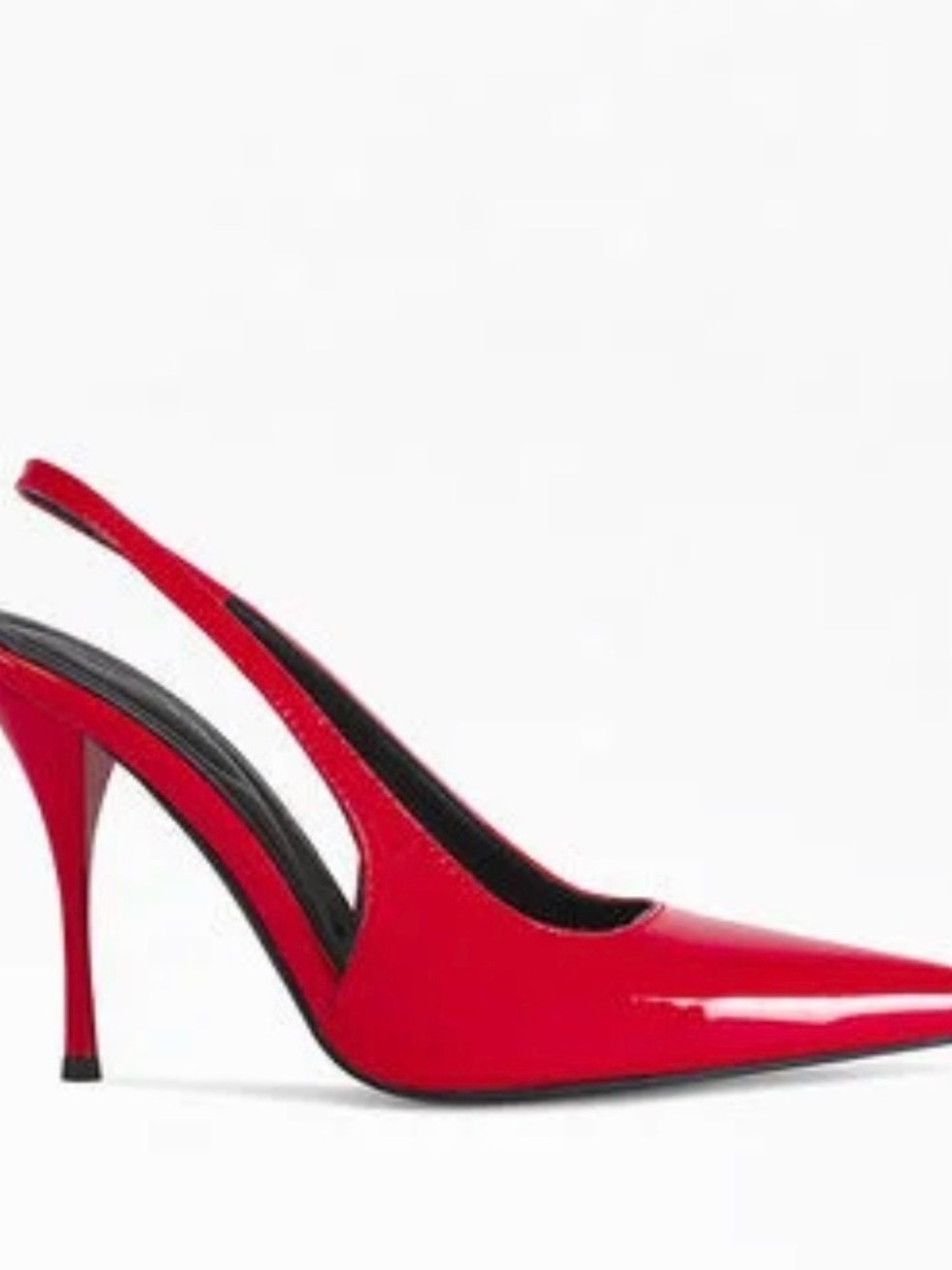 Azalea Wang Sylva Slingback Stiletto Heels - size 9, like new